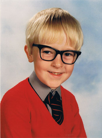The Milky Bars were always on me... Image of John aged 9